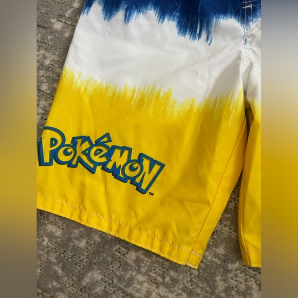 NEW Pokemon pickachu boys swim trunks new with tags UPF 50 - Picture 5 of 8